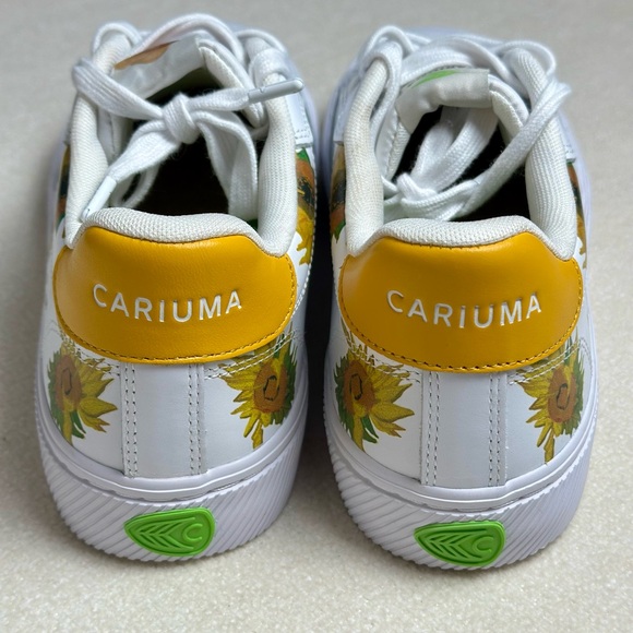 Cariuma x Van Gogh Limited Edition Vegan Leather Spring Sneaker Womens Size 9 - Picture 6 of 8